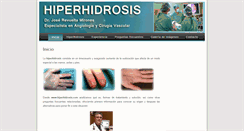 Desktop Screenshot of hiperhidrosis.com
