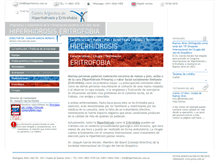 Tablet Screenshot of hiperhidrosis.com.ar