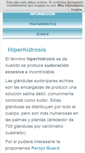 Mobile Screenshot of hiperhidrosis.com.es